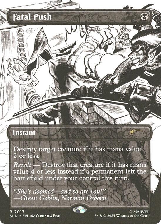 Fatal Push 7017 card from Secret Lair Drop Series