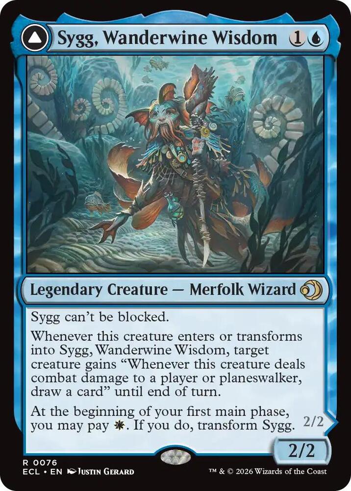 Sygg, Wanderwine Wisdom 76 card from Lorwyn Eclipsed