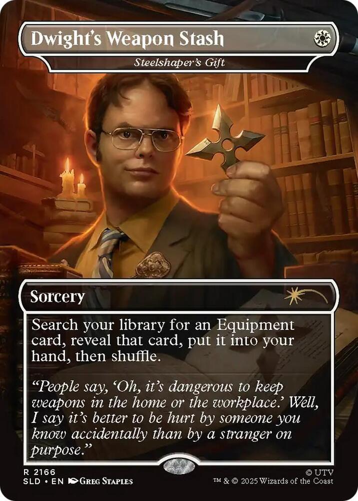 Dwight's Weapon Stash - Steelshaper's Gift 2166 card from Secret Lair Drop Series