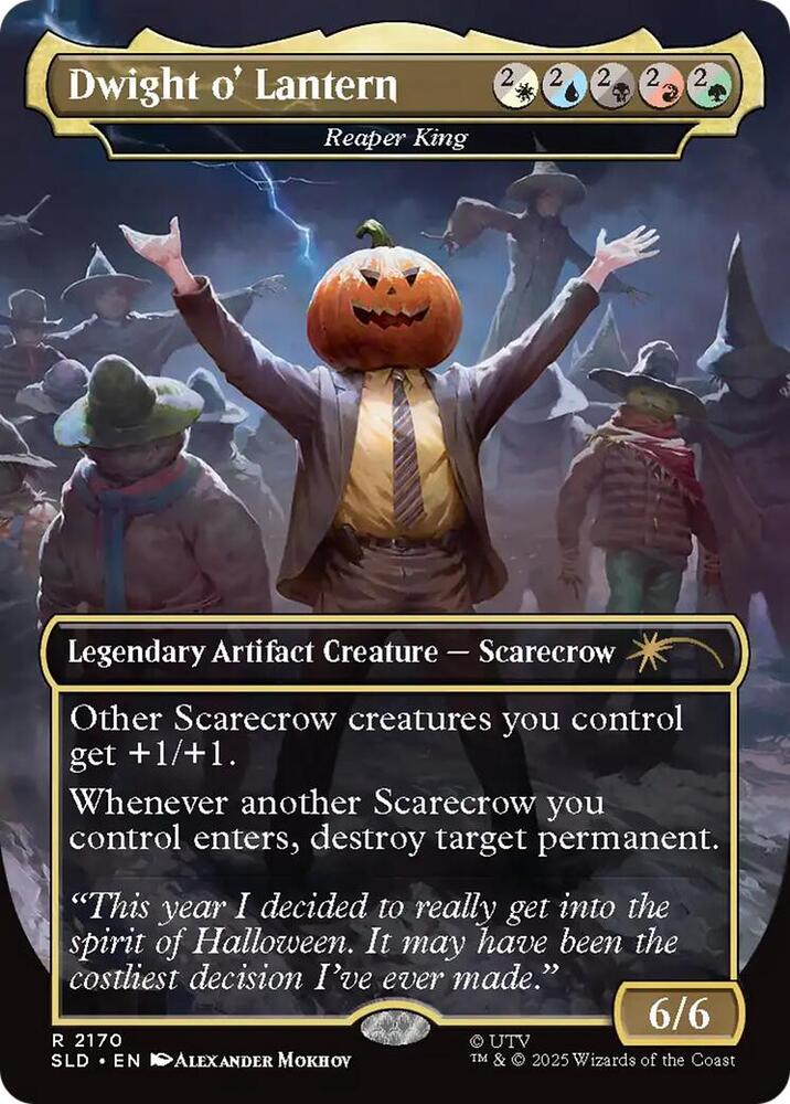 Dwight o' Lantern - Reaper King 2170 card from Secret Lair Drop Series
