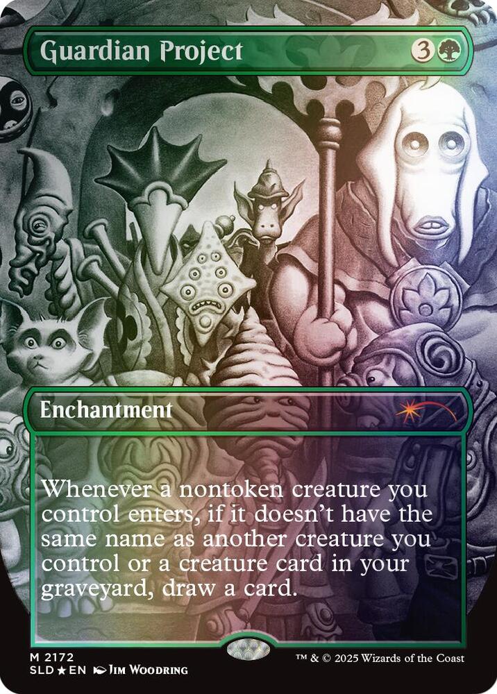 Guardian Project (Rainbow Foil) 2172 card from Secret Lair Drop Series