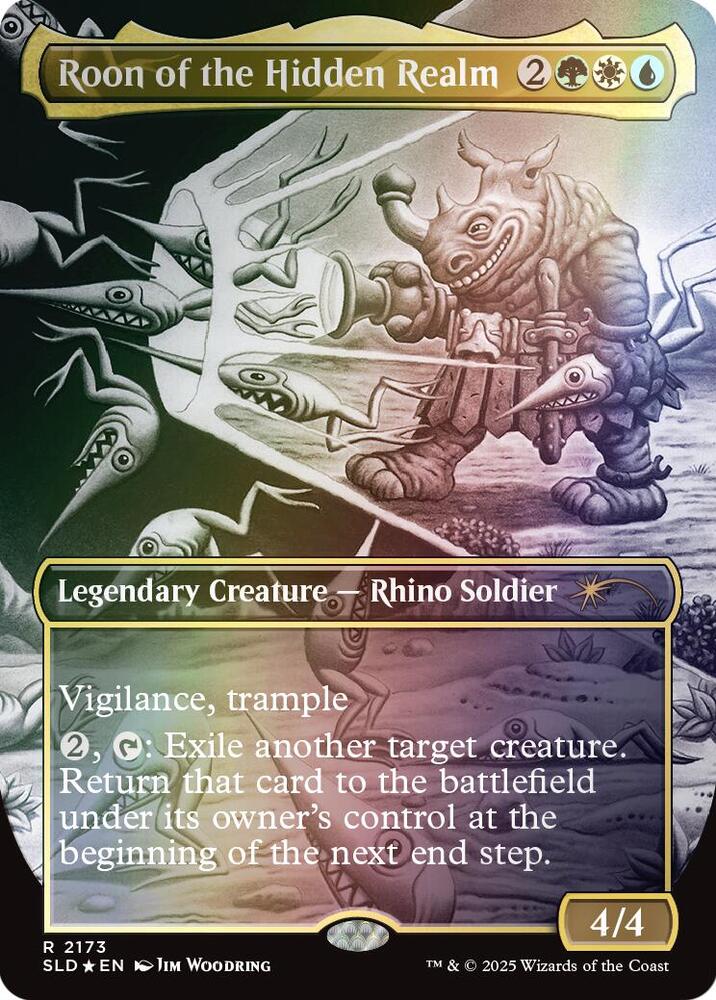 Roon of the Hidden Realm (Rainbow Foil) 2173 card from Secret Lair Drop Series