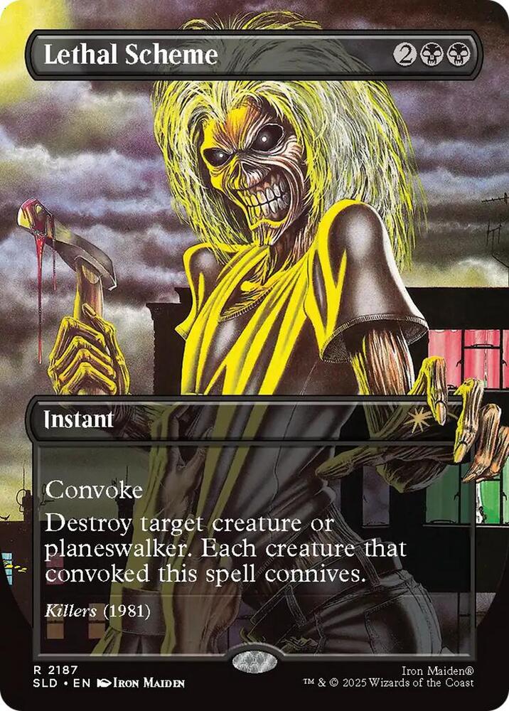 Lethal Scheme 2187 card from Secret Lair Drop Series