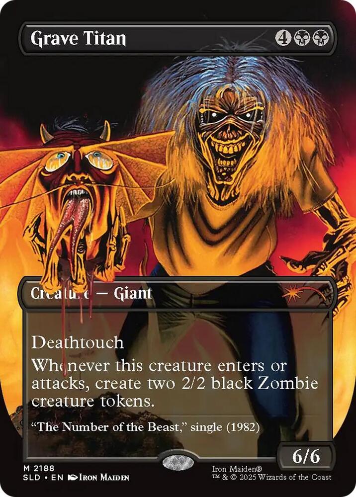 Grave Titan 2188 card from Secret Lair Drop Series