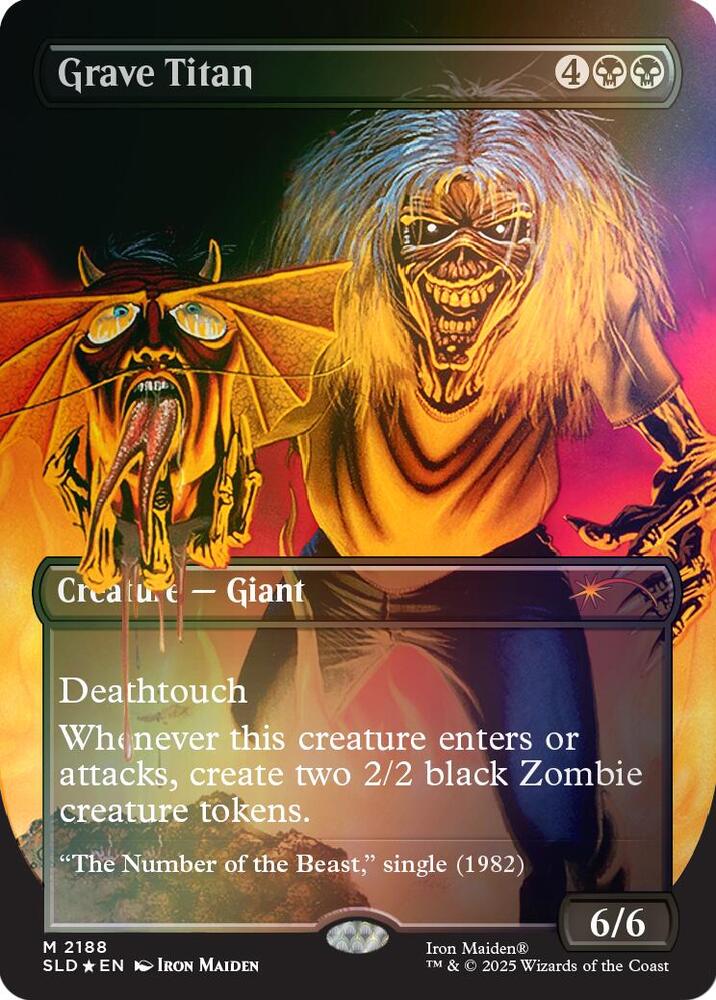 Grave Titan (Rainbow Foil) 2188 card from Secret Lair Drop Series