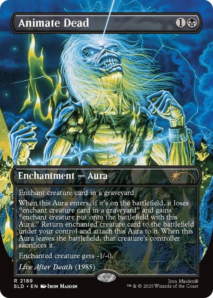 Animate Dead 2189 card from Secret Lair Drop Series