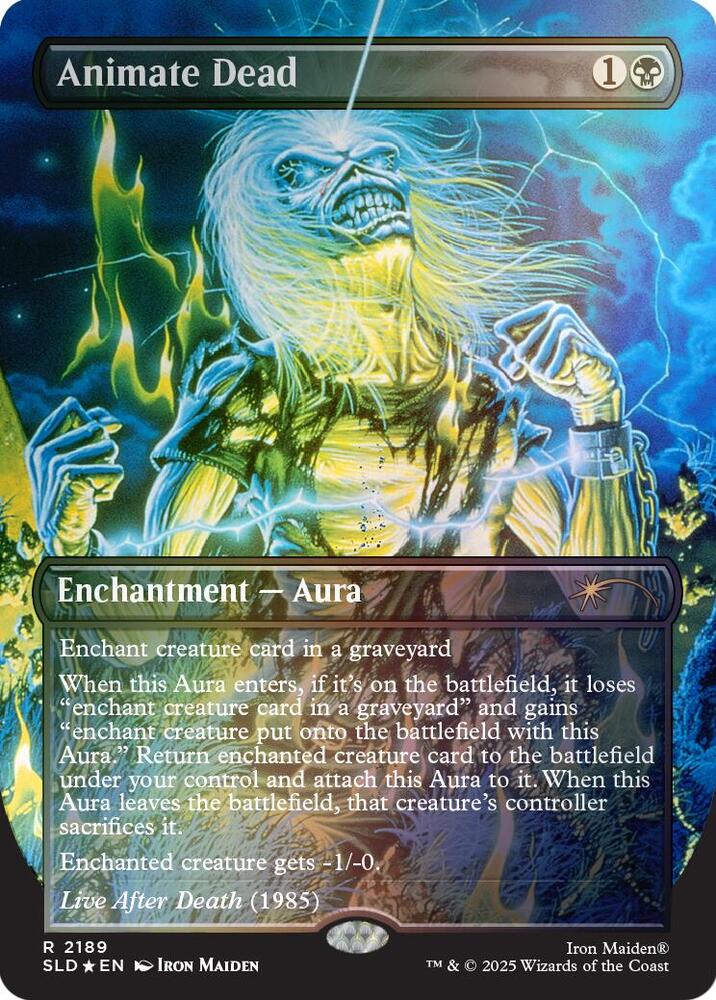 Animate Dead (Rainbow Foil) 2189 card from Secret Lair Drop Series