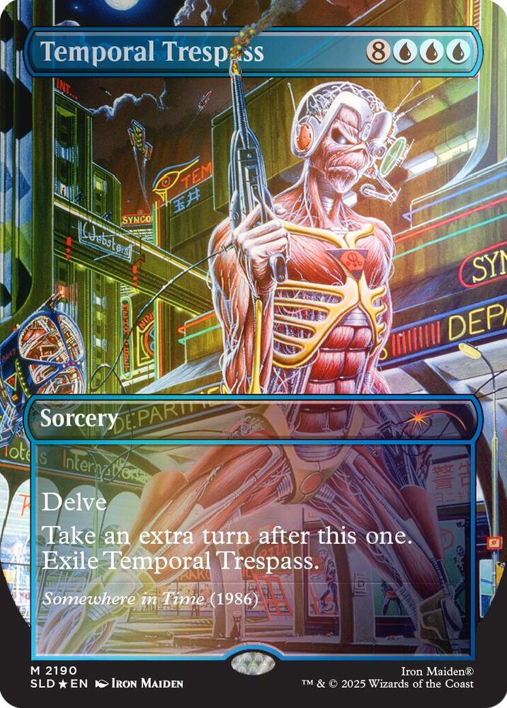 Temporal Trespass (Rainbow Foil) 2190 card from Secret Lair Drop Series