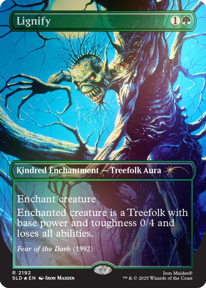 Lignify (Rainbow Foil) 2192 card from Secret Lair Drop Series