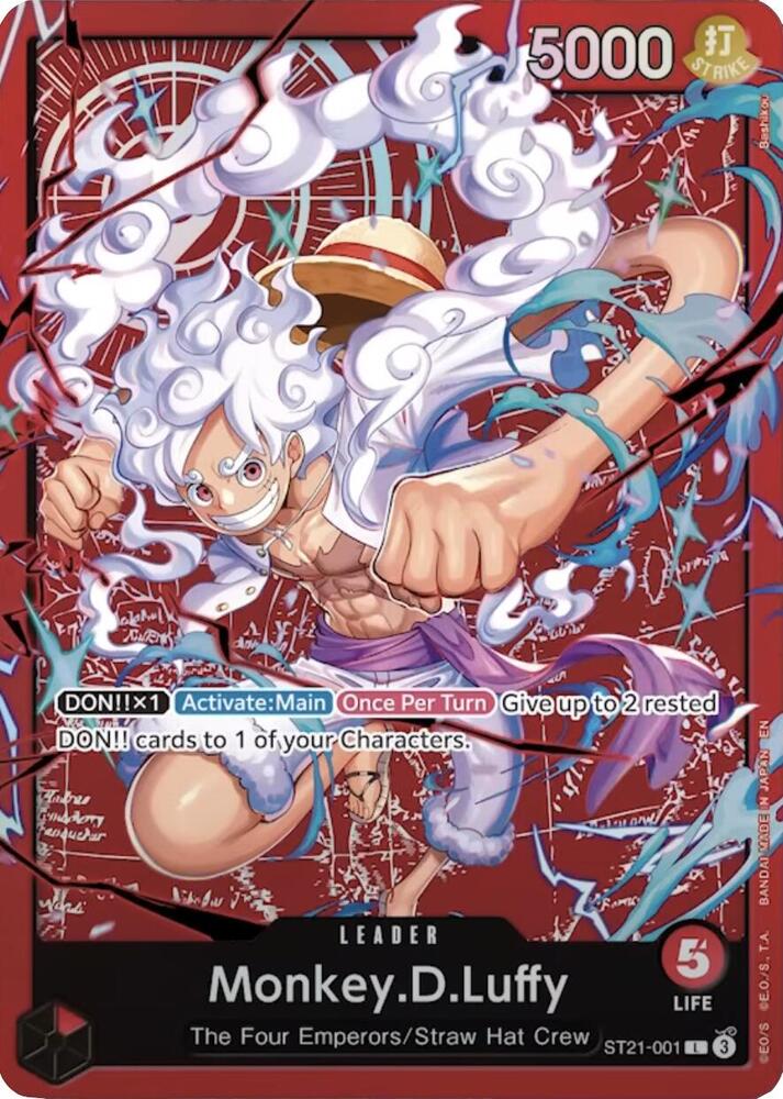 Monkey.D.Luffy (Luffy Deck) ST21-001 card from Learn Together Deck Set
