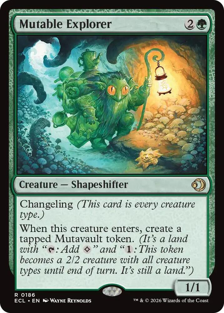 Mutable Explorer 186 card from Lorwyn Eclipsed