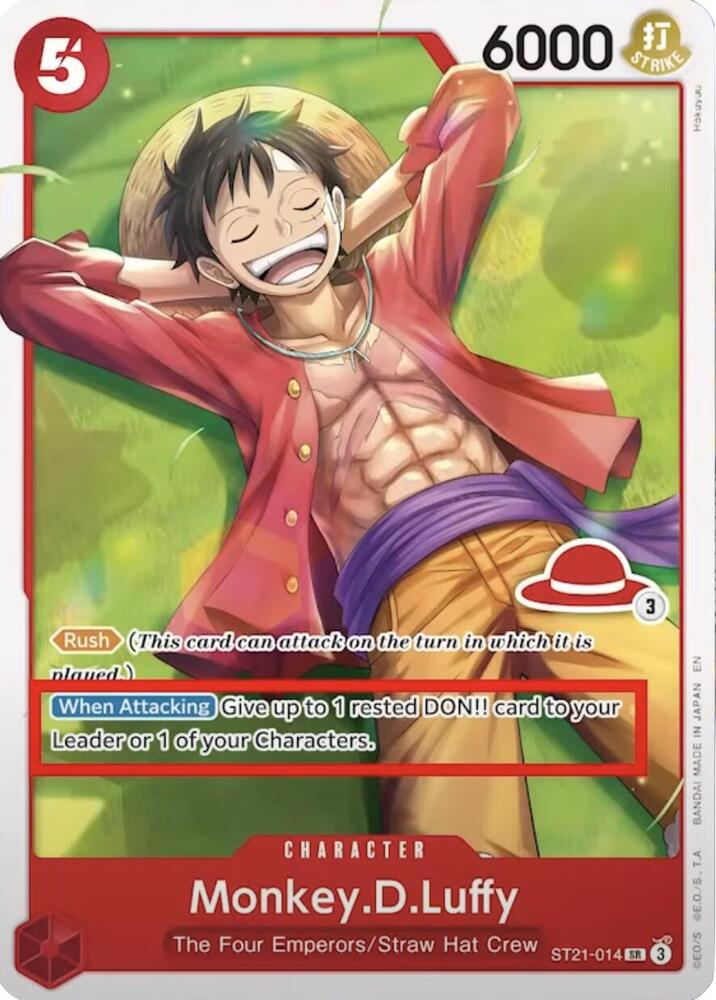 Monkey.D.Luffy (Luffy Deck) ST21-014 card from Learn Together Deck Set
