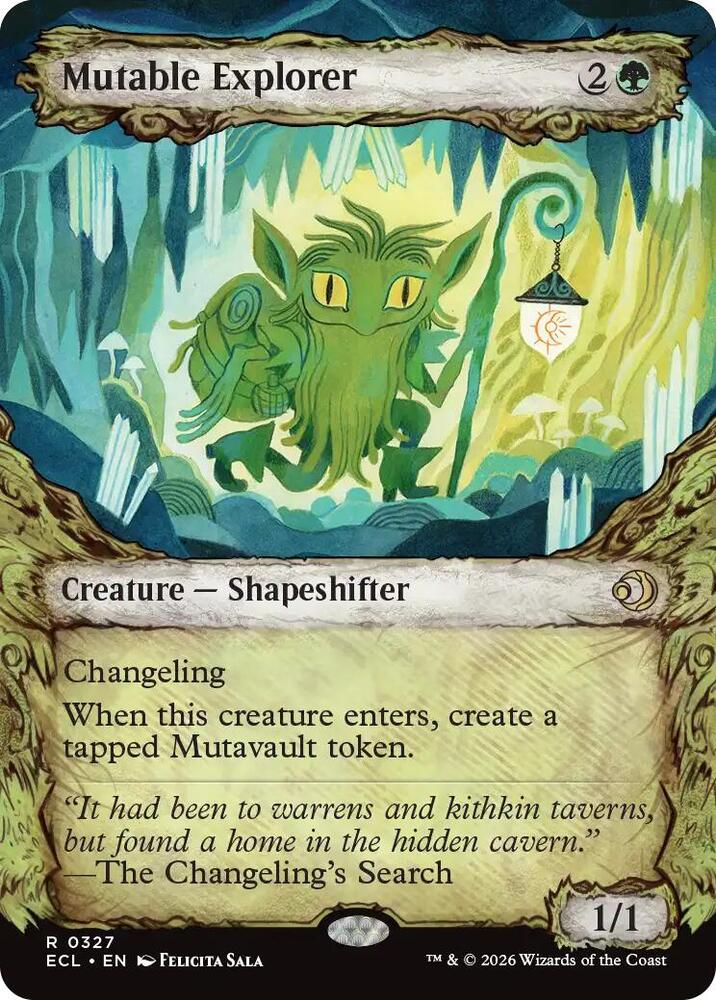 Mutable Explorer (Showcase) 327 card from Lorwyn Eclipsed