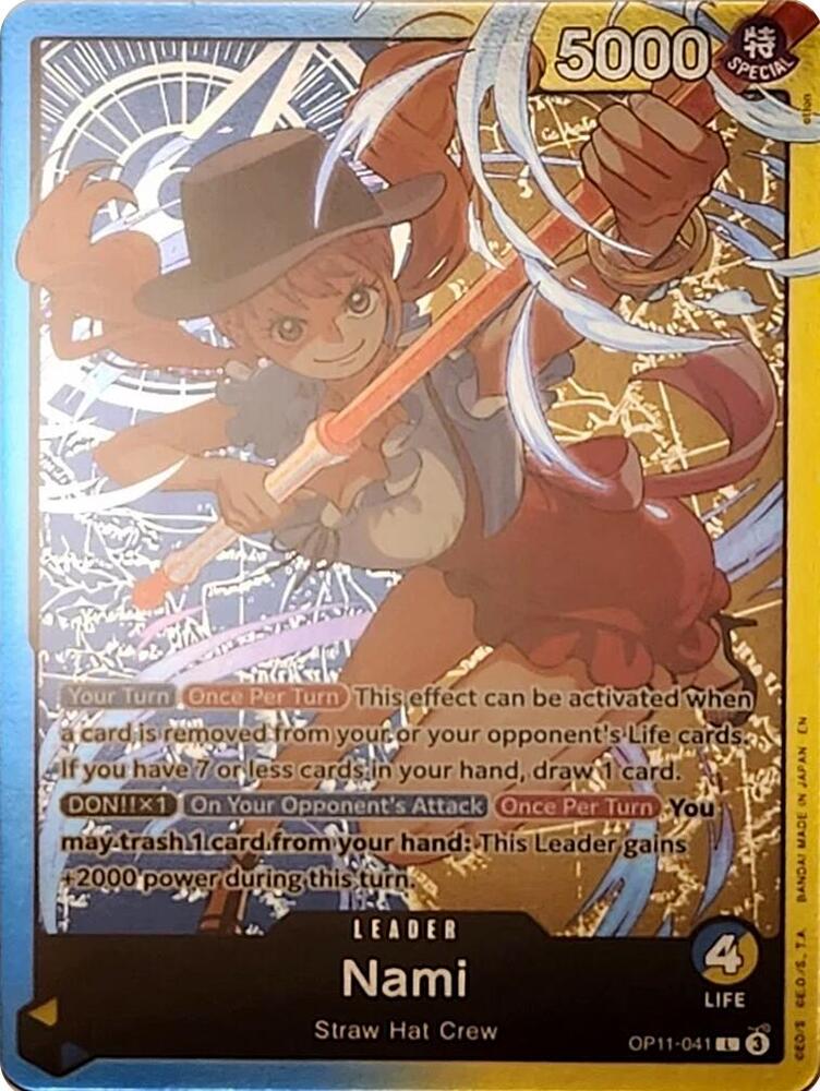 Nami (Nami Deck) OP11-041 card from Learn Together Deck Set