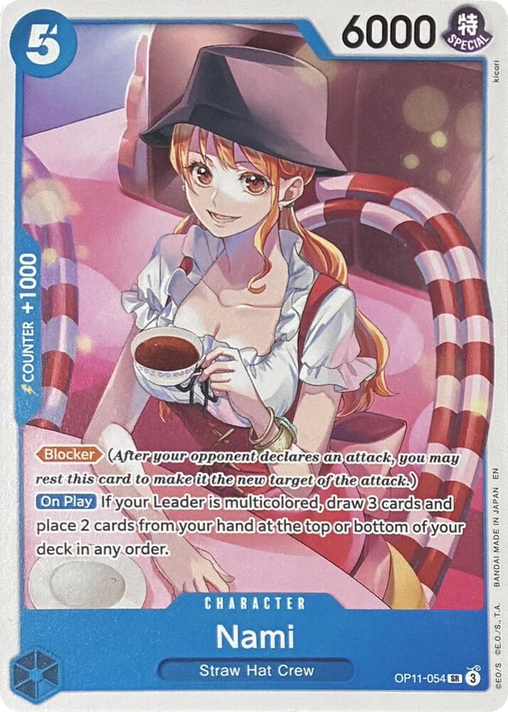 Nami OP11-054 card from Learn Together Deck Set
