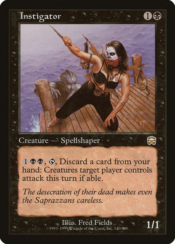 Instigator 140 card from Mercadian Masques