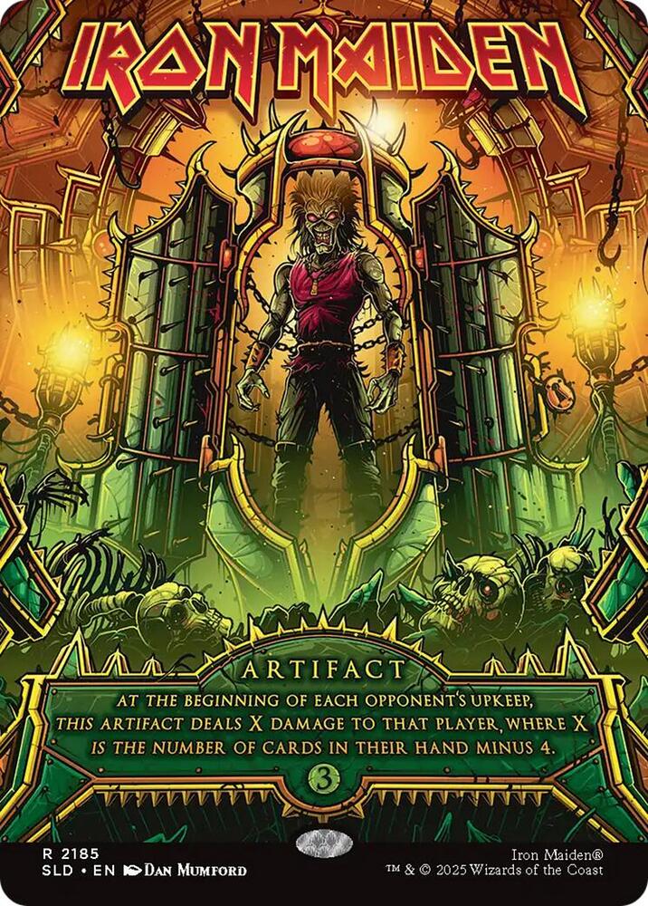 Iron Maiden 2185 card from Secret Lair Drop Series