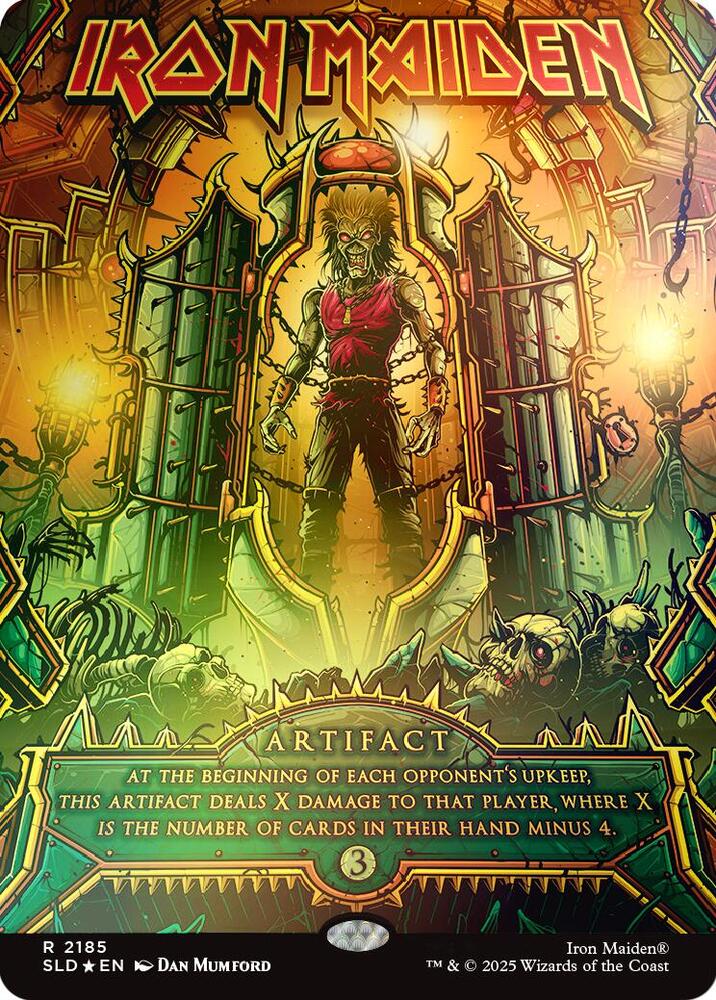 Iron Maiden (Rainbow Foil) 2185 card from Secret Lair Drop Series