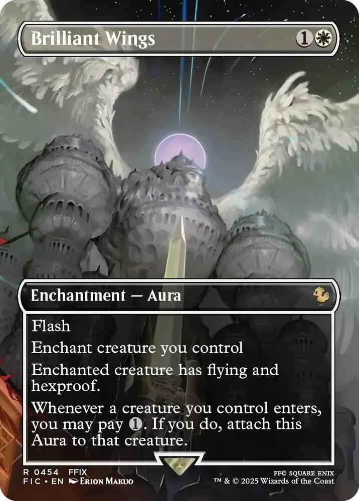 Brilliant Wings (Borderless) 454 card from Commander: FINAL FANTASY