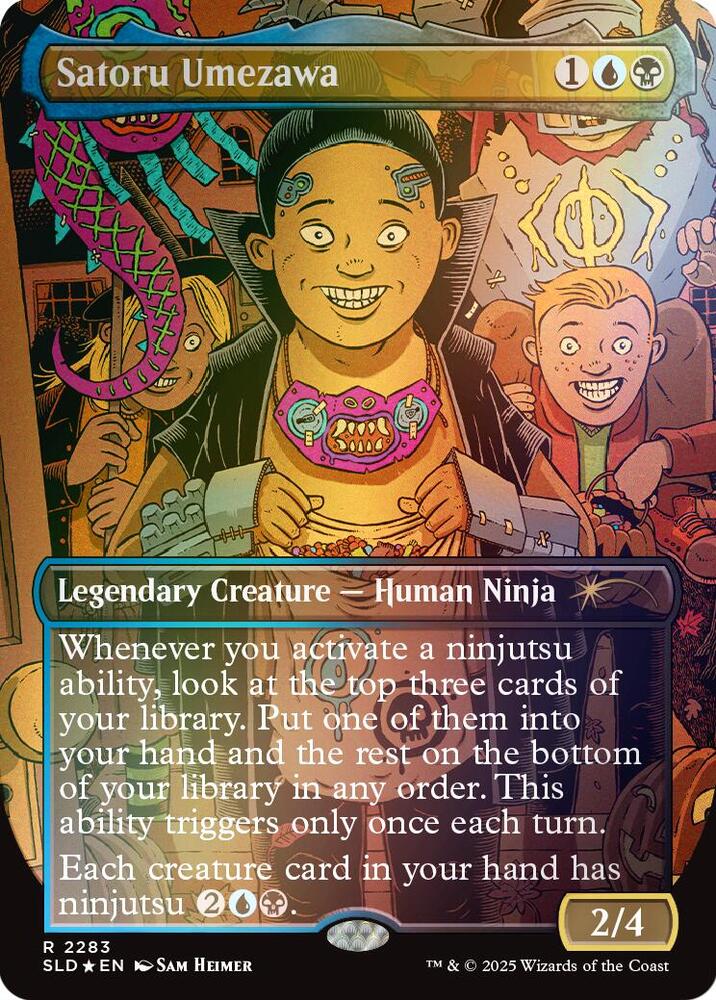Satoru Umezawa (Rainbow Foil) 2283 card from Secret Lair Drop Series
