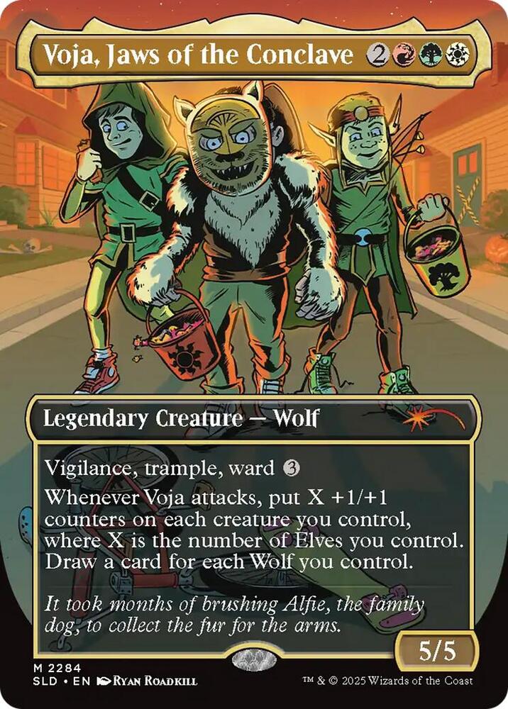 Voja, Jaws of the Conclave 2284 card from Secret Lair Drop Series