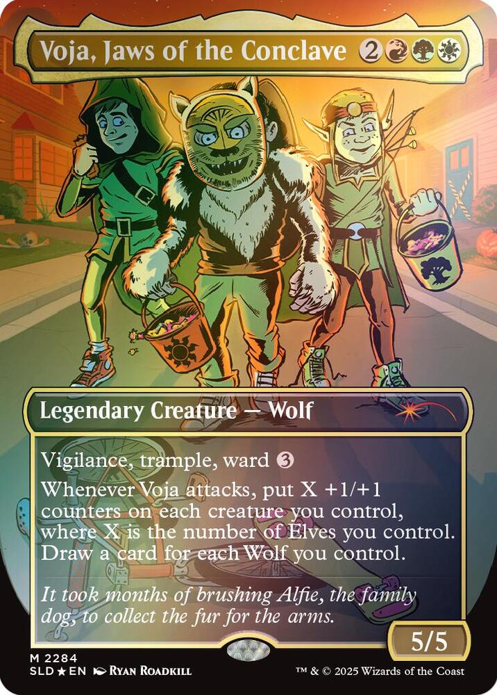 Voja, Jaws of the Conclave (Rainbow Foil) 2284 card from Secret Lair Drop Series