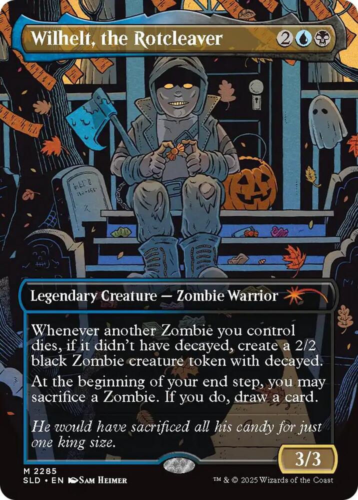 Wilhelt, the Rotcleaver 2285 card from Secret Lair Drop Series