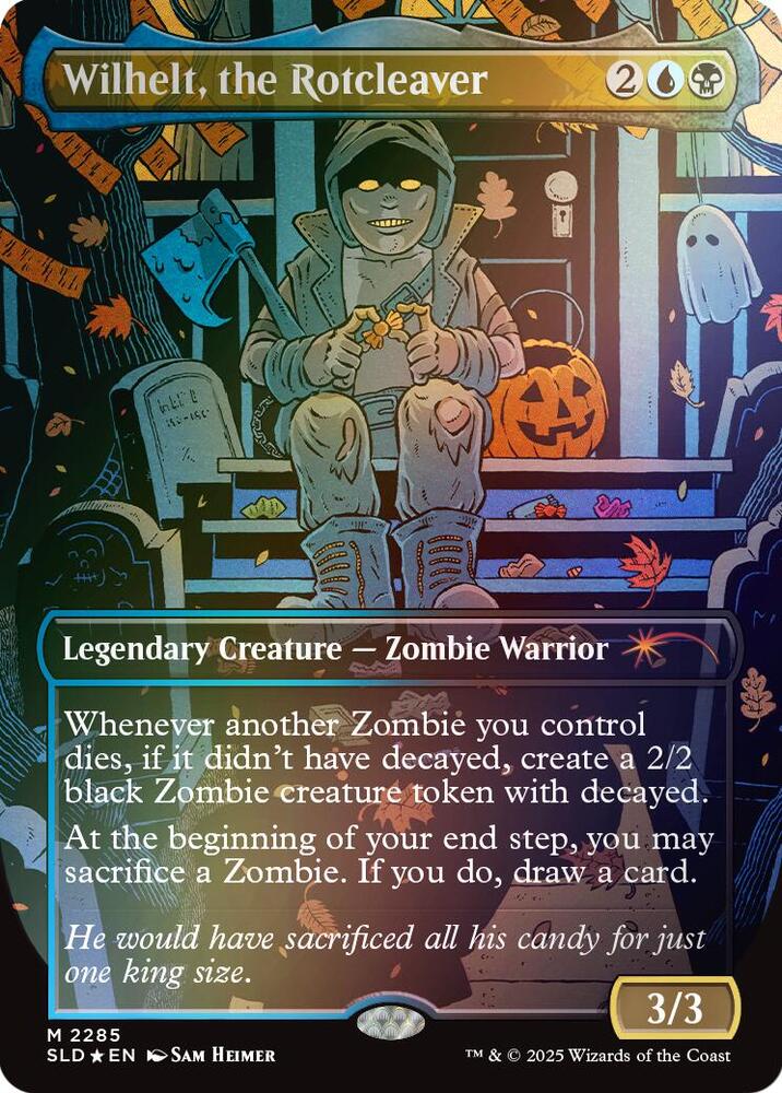 Wilhelt, the Rotcleaver (Rainbow Foil) 2285 card from Secret Lair Drop Series