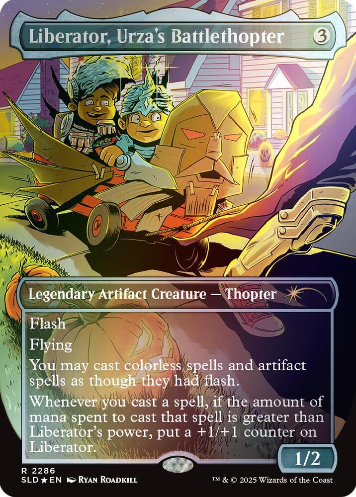 Liberator, Urza's Battlethopter (Rainbow Foil) 2286 card from Secret Lair Drop Series