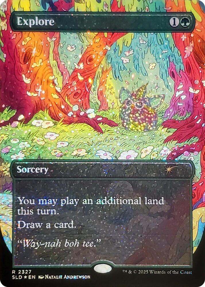 Explore (Confetti Foil) 2327 card from Secret Lair Drop Series