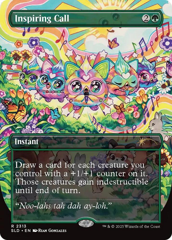 Inspiring Call 2313 card from Secret Lair Drop Series