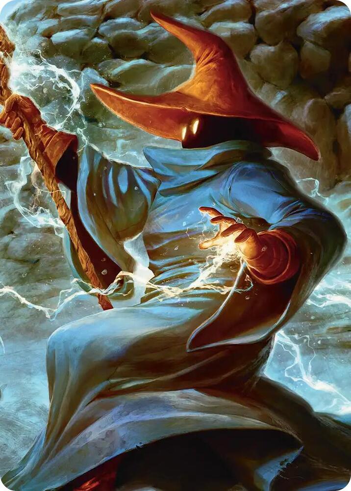 The Destined Black Mage Scene Art Card 6 card from Art Series: FINAL FANTASY