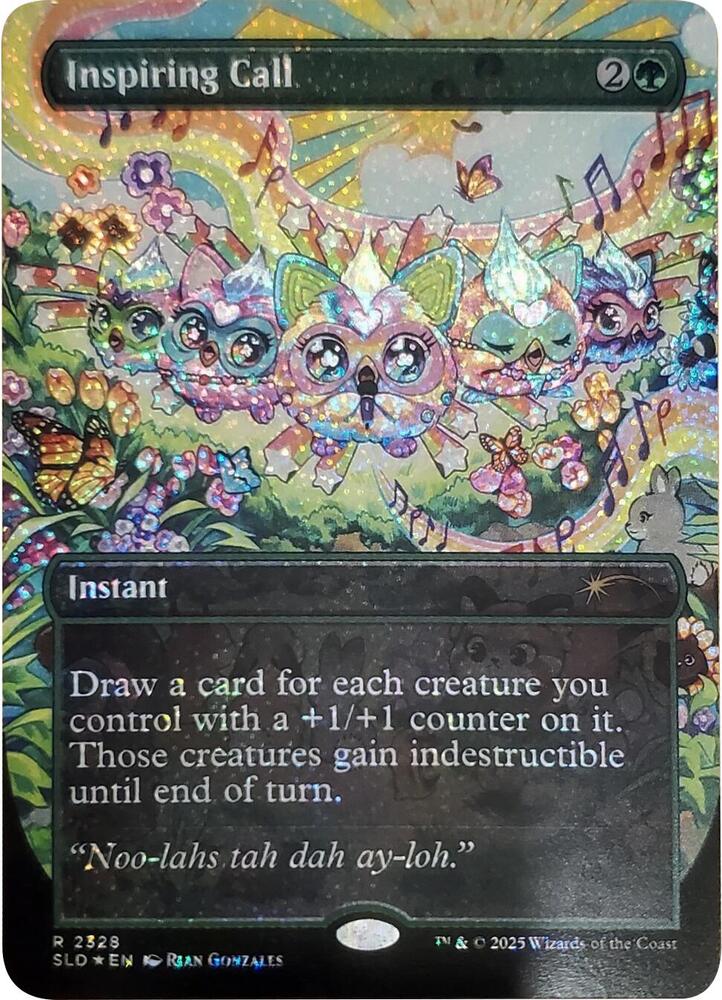 Inspiring Call (Confetti Foil) 2328 card from Secret Lair Drop Series