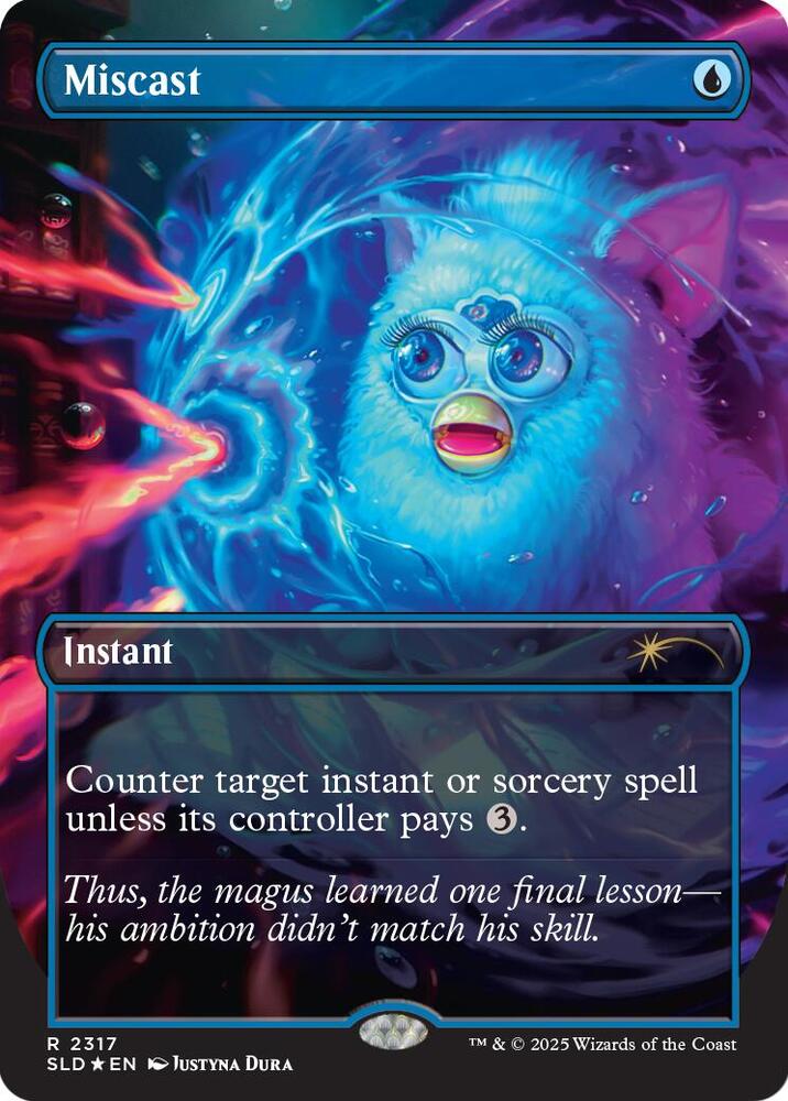 Miscast (Rainbow Foil) 2317 card from Secret Lair Drop Series