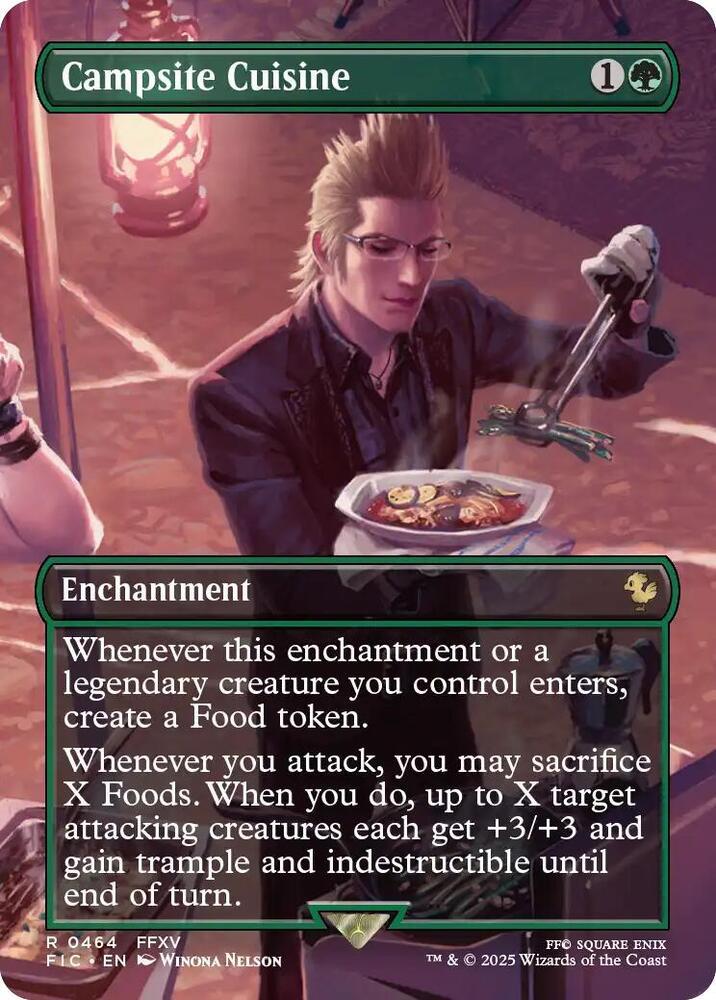 Campsite Cuisine (Borderless) 464 card from Commander: FINAL FANTASY