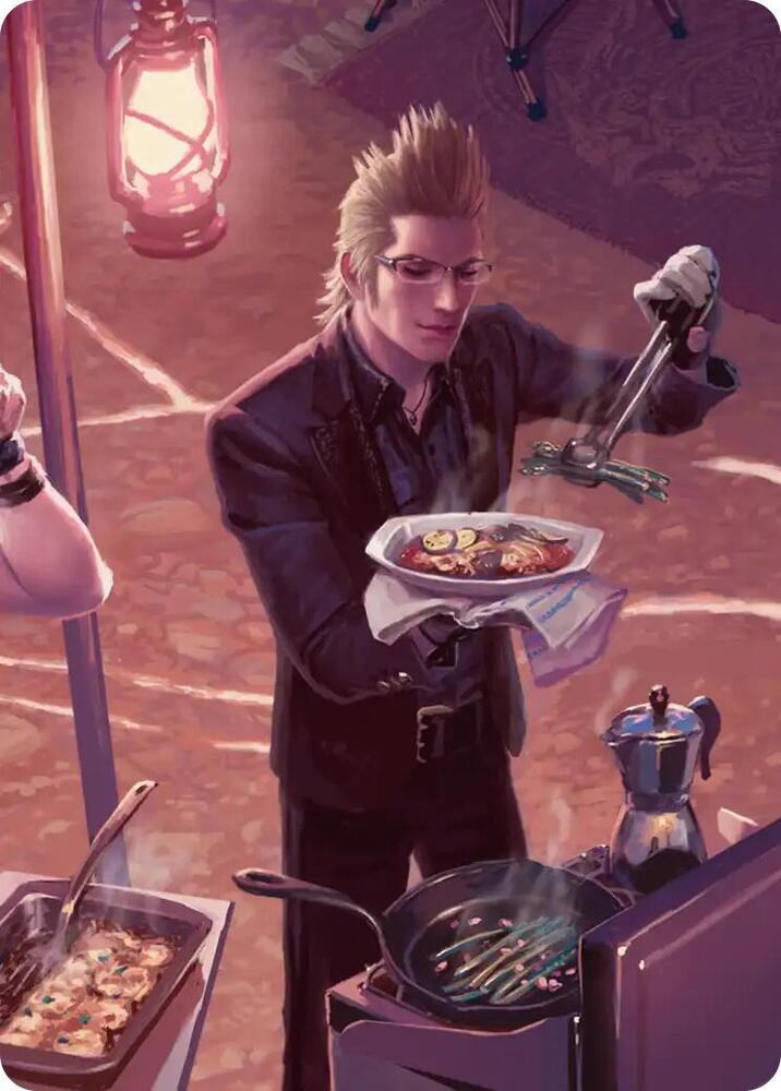 Campsite Cuisine Scene Art Card 23 card from Art Series: FINAL FANTASY