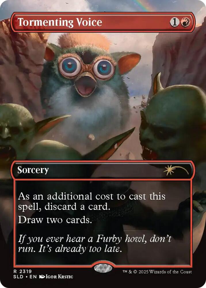 Tormenting Voice 2319 card from Secret Lair Drop Series