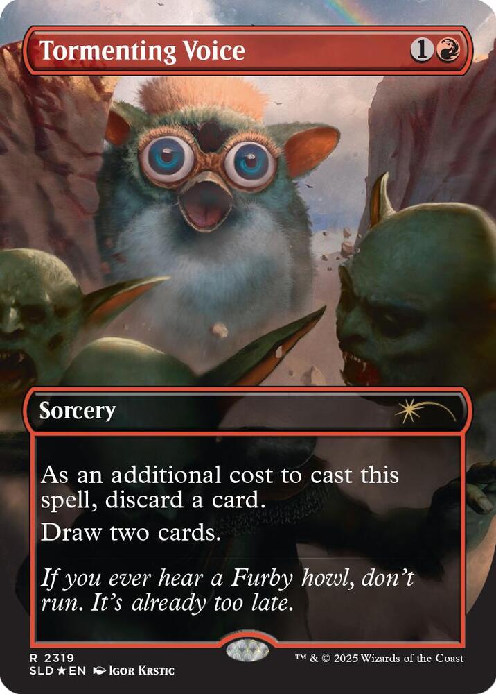 Tormenting Voice (Rainbow Foil) 2319 card from Secret Lair Drop Series
