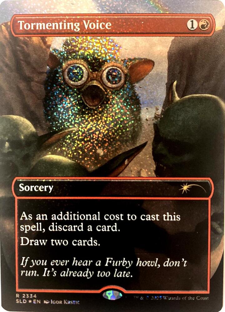 Tormenting Voice (Confetti Foil) 2334 card from Secret Lair Drop Series