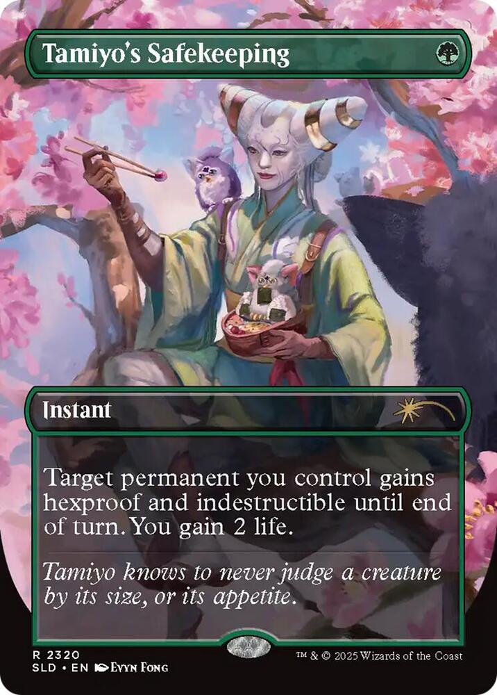 Tamiyo's Safekeeping 2320 card from Secret Lair Drop Series