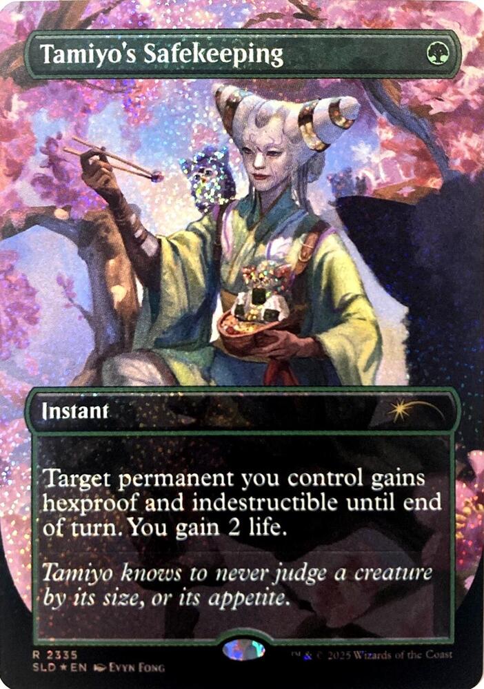 Tamiyo's Safekeeping (Confetti Foil) 2335 card from Secret Lair Drop Series