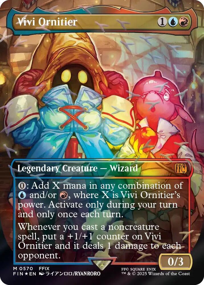 Vivi Ornitier (Borderless) (Chocobo Track Foil) 570 card from FINAL FANTASY