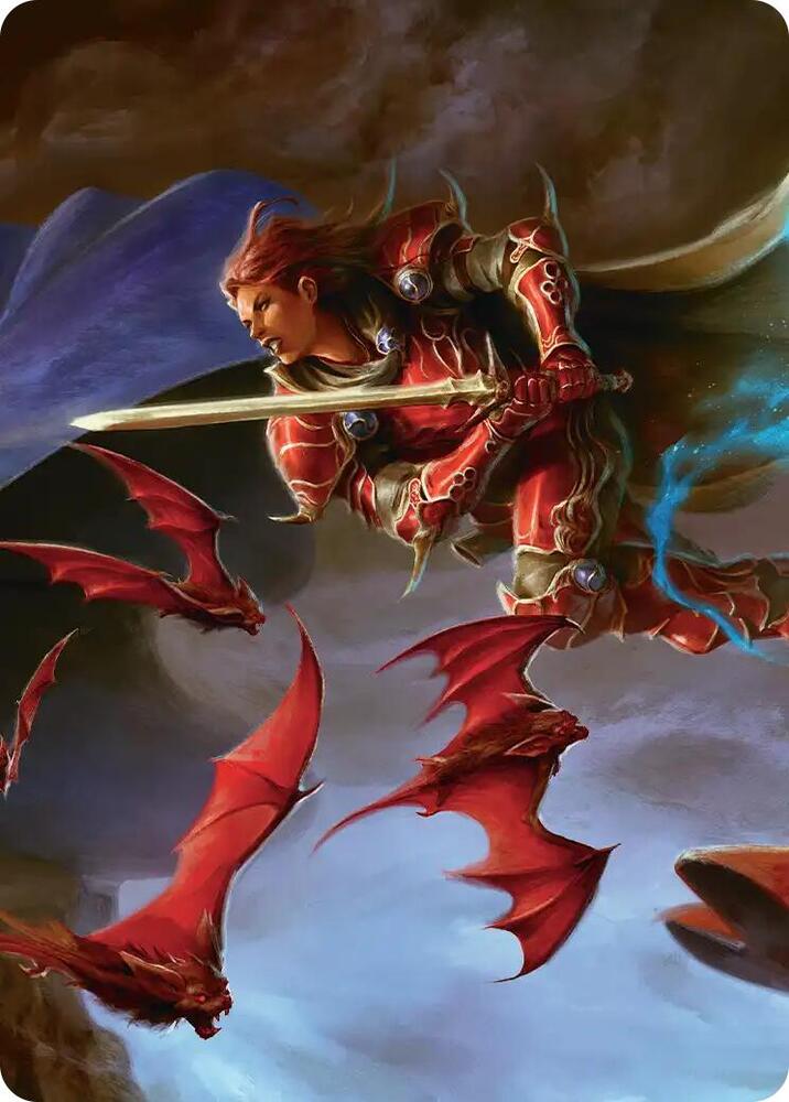 The Destined Warrior Scene Art Card 2 card from Art Series: FINAL FANTASY