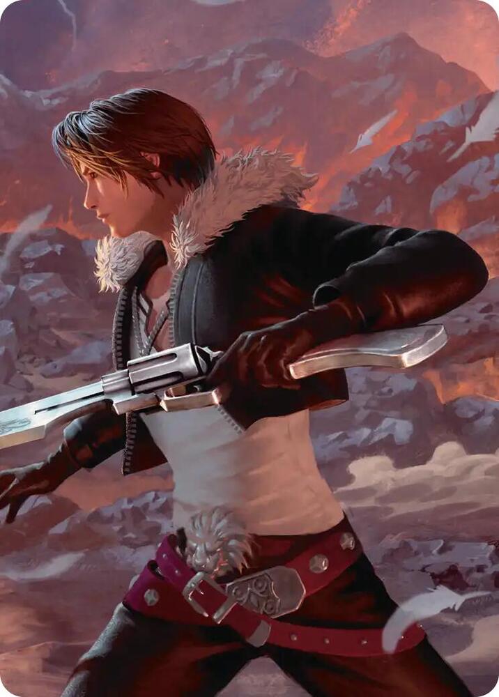 Squall, Gunblade Duelist Scene Art Card 12 card from Art Series: FINAL FANTASY
