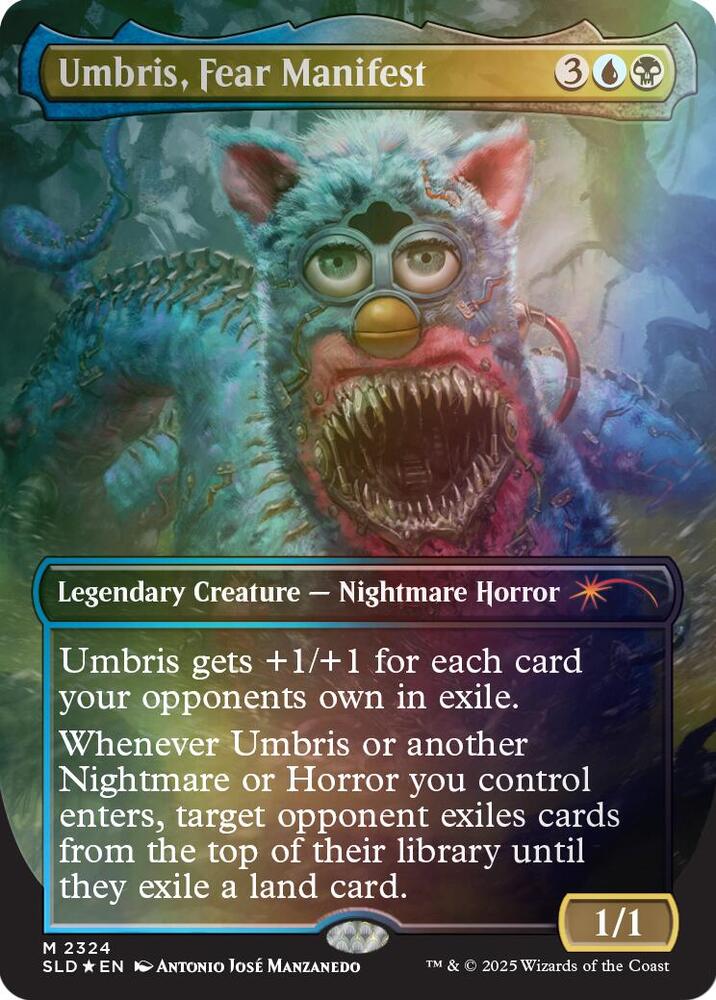 Umbris, Fear Manifest (Rainbow Foil) 2324 card from Secret Lair Drop Series