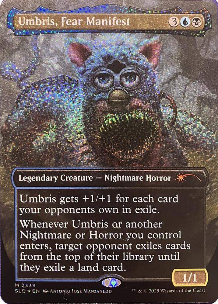 Umbris, Fear Manifest (Confetti Foil) 2339 card from Secret Lair Drop Series
