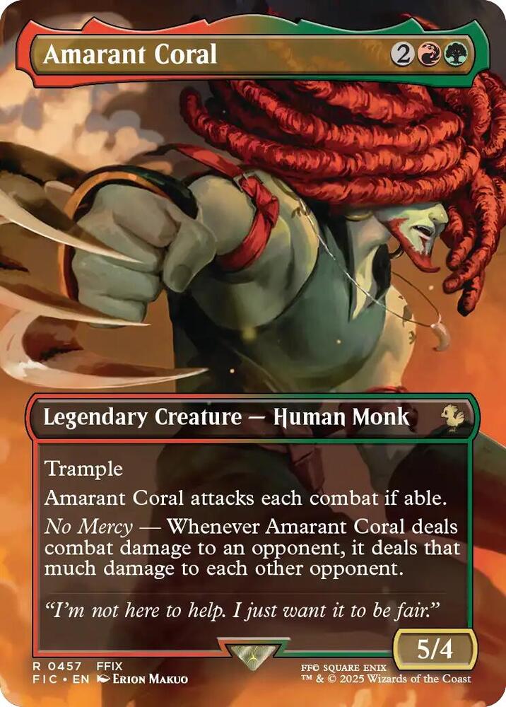 Amarant Coral (Borderless) 457 card from Commander: FINAL FANTASY