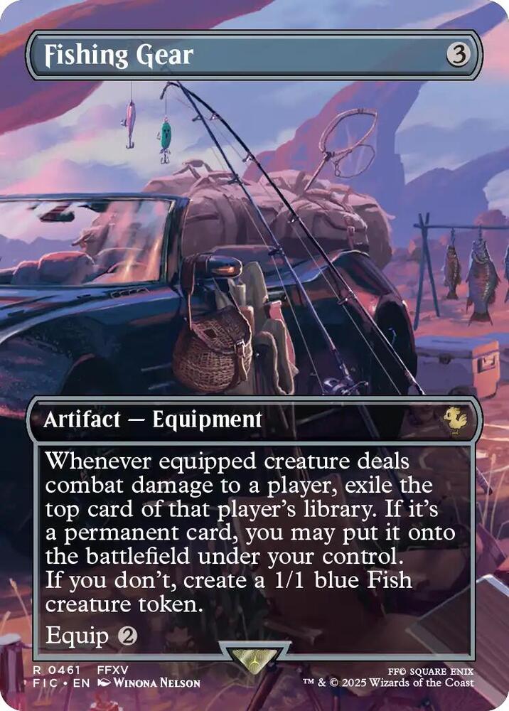 Fishing Gear (Borderless) 461 card from Commander: FINAL FANTASY