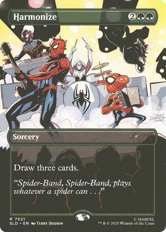 Harmonize 7021 card from Secret Lair Drop Series