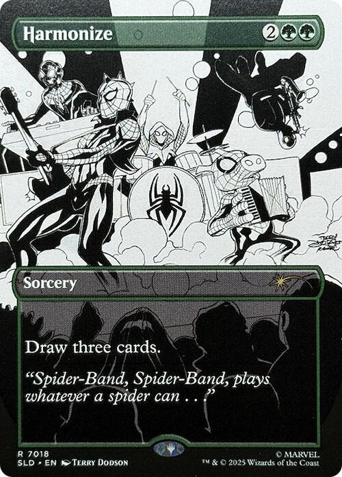 Harmonize 7018 card from Secret Lair Drop Series